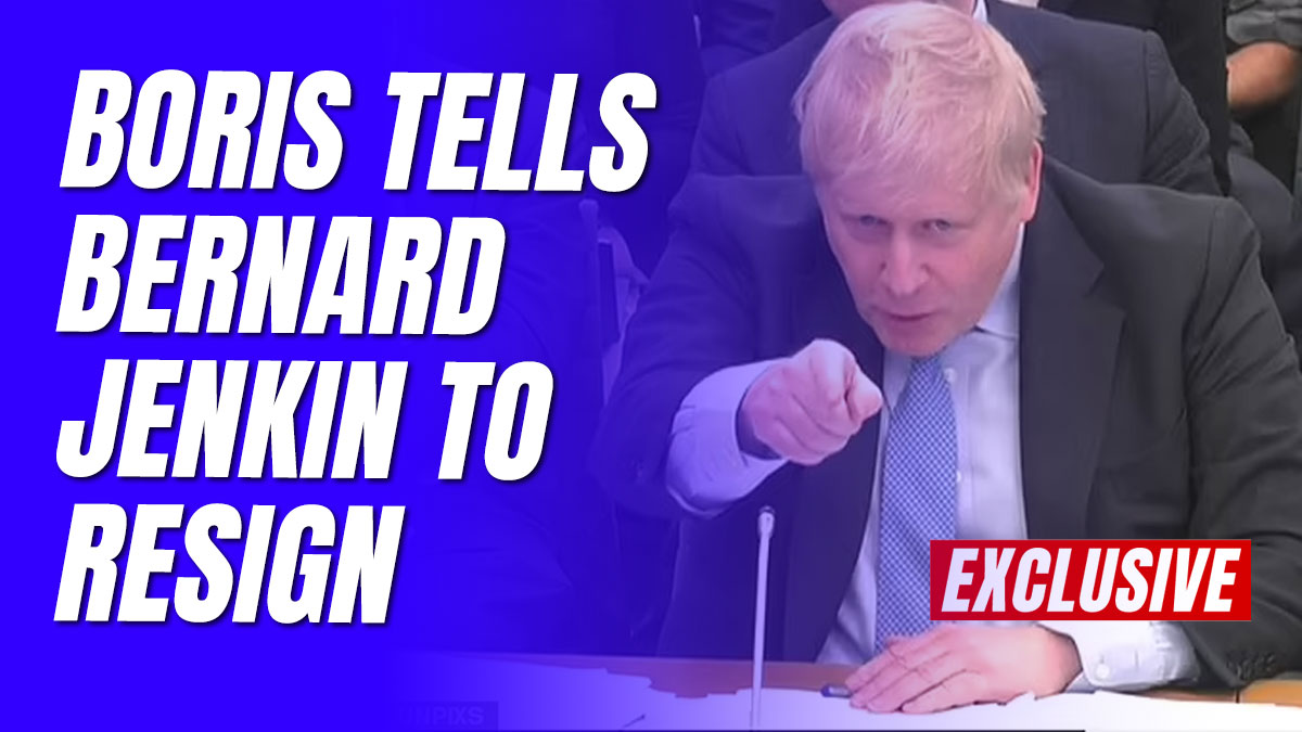 Boris Calls on Bernard Jenkin to Resign Over His Own Drinks Party